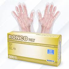Ronco poly gloves 500/Pack