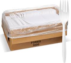 Plastic Fork Medium Weight 1000/Case